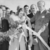 Governor Olson with Rose Queen Sally Stanton at the dedication ceremony of the Arroyo Seco Parkway in 1940. (image 68 0f 76 thumb)